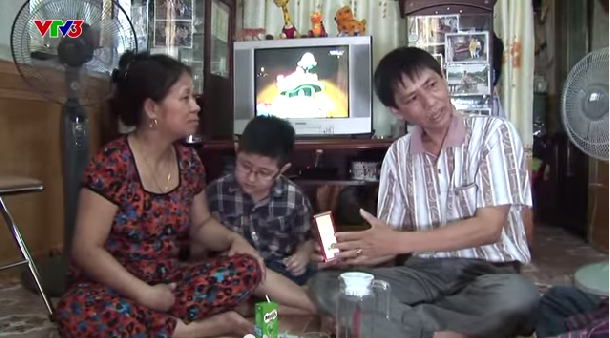 CHIA SẺ - Bé Nghiêm Quang Huy ở Nghệ an bị nấm phổi